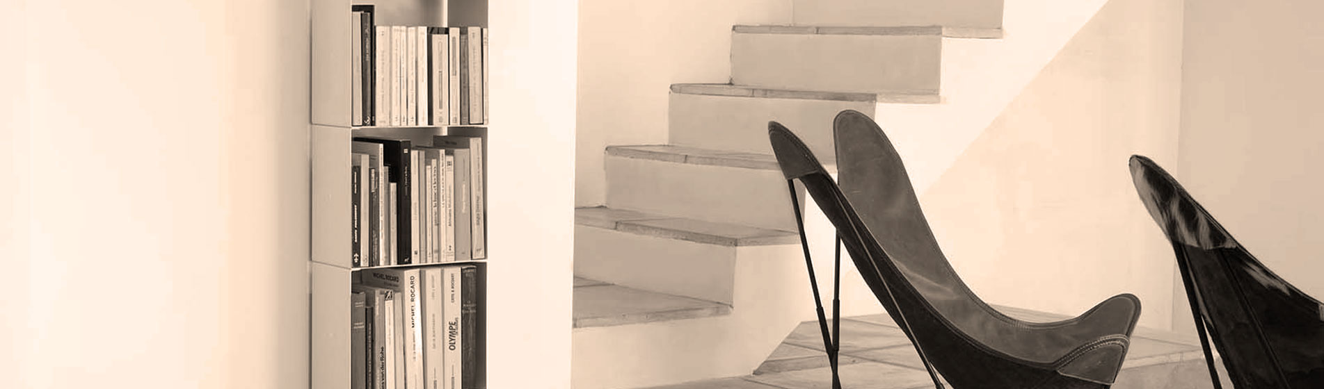 Mobiletto libreria da terra