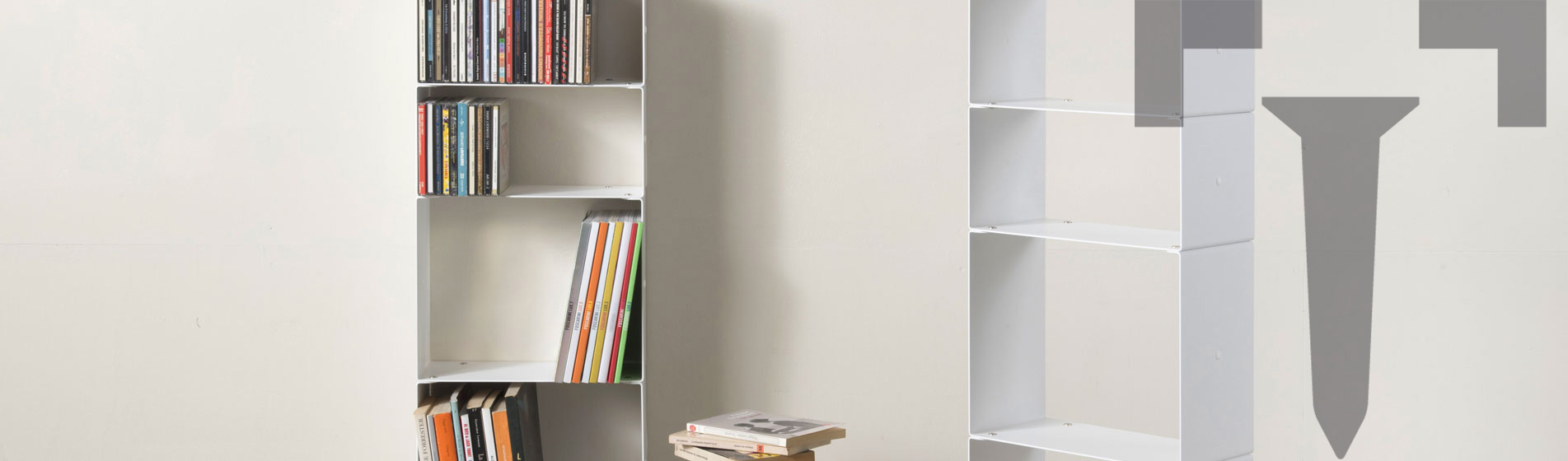 Acquisto libreria in metallo