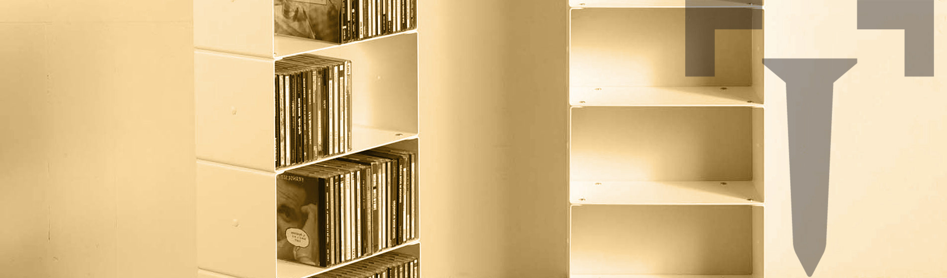 Piccola libreria da terra