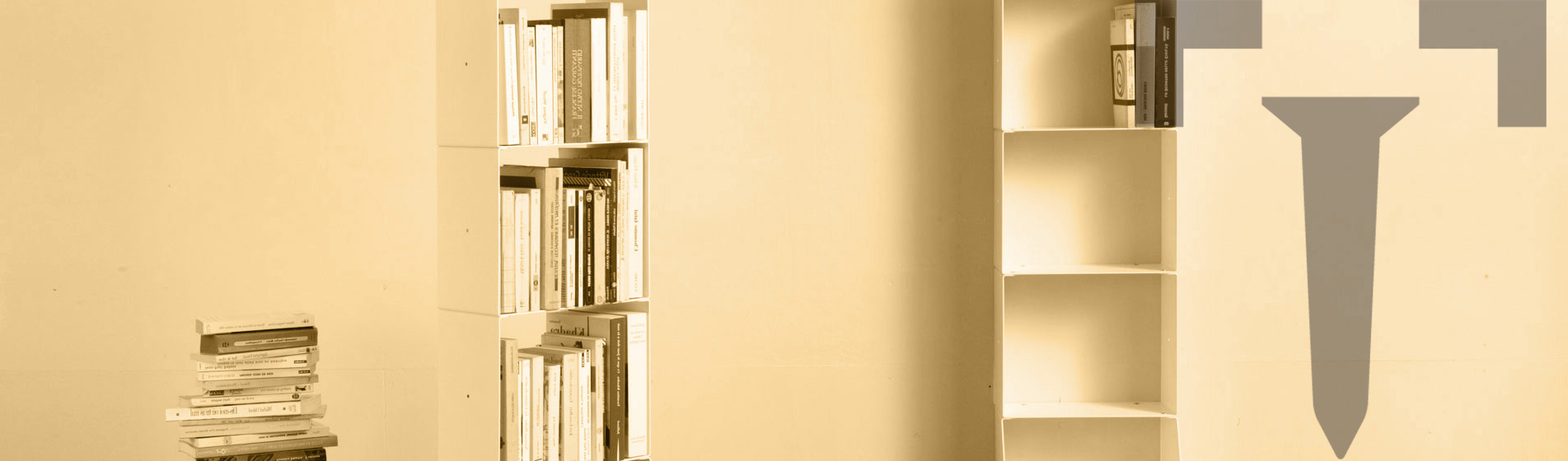 Piccola libreria modulabile