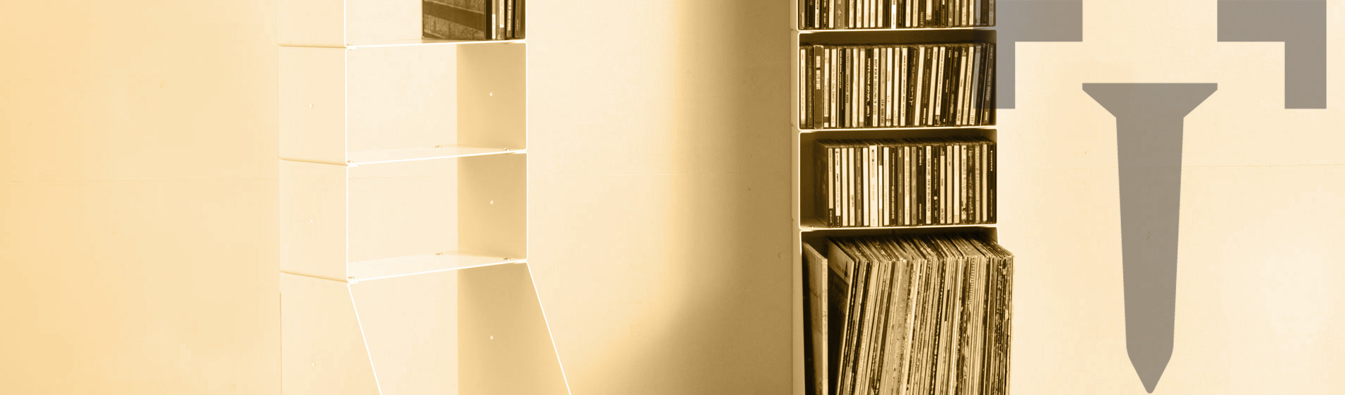 Mobile libreria per il soggiorno