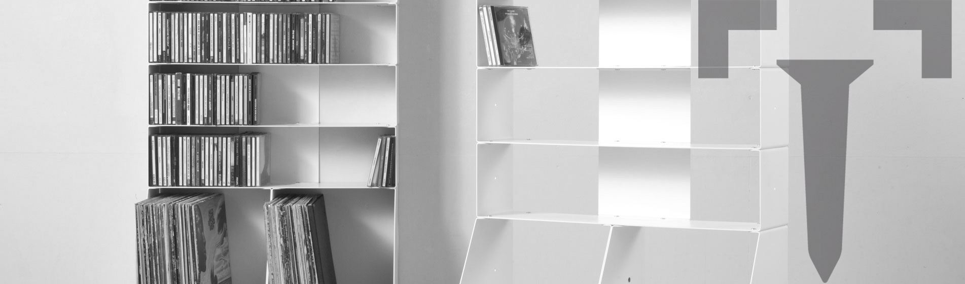 Piccola libreria per la sala da pranzo