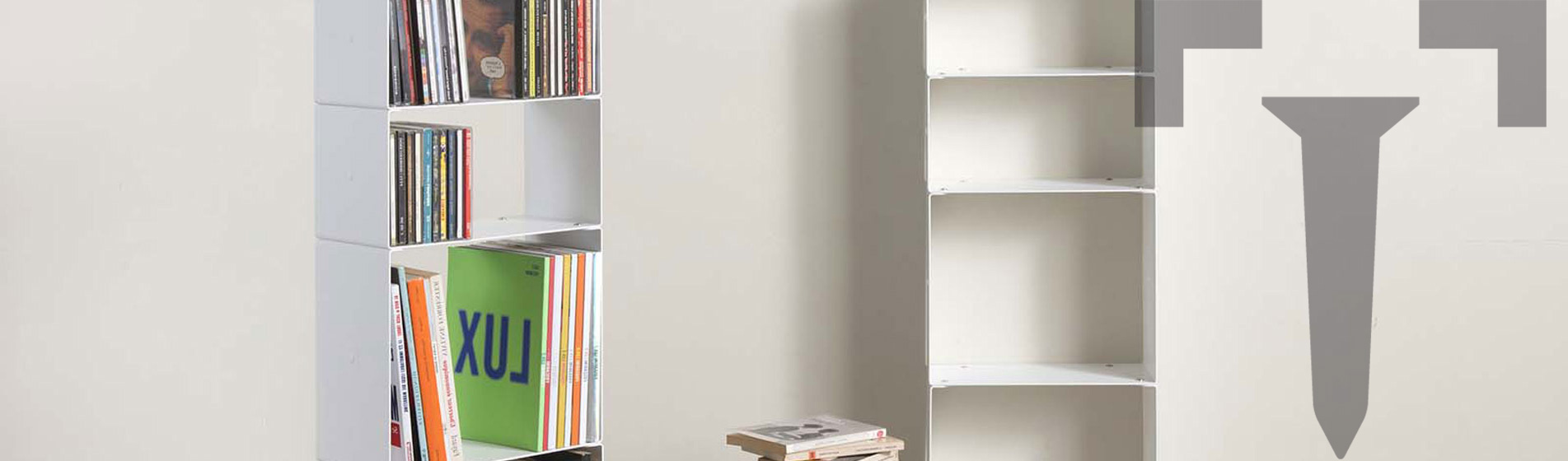 Piccola libreria rettangolare