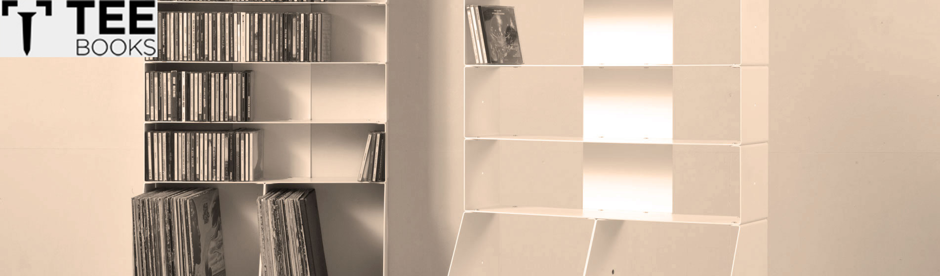 Mobiletto libreria in acciaio