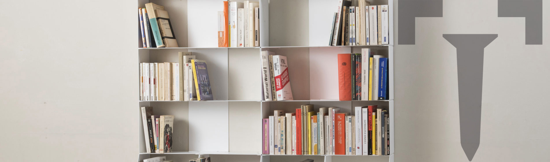 mobile libreria a parete Roma