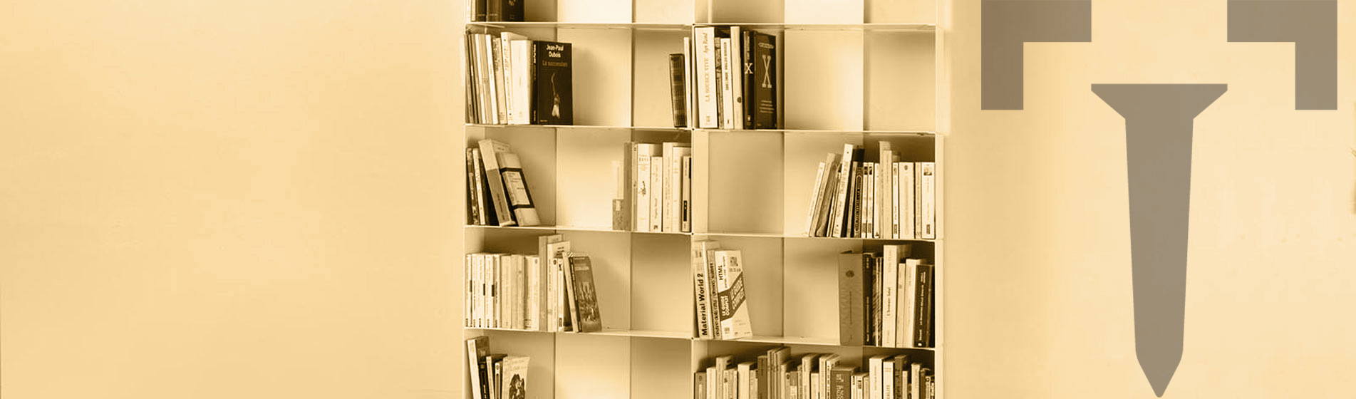 Mobiletto libreria da terra