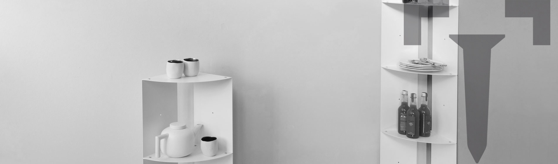 Prezzo mensole angolari per la sala da pranzo