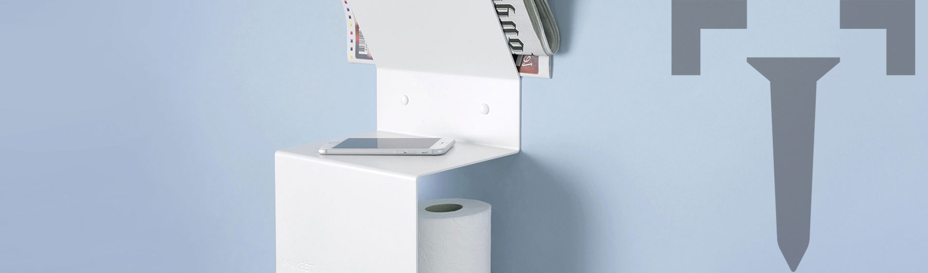 Acquisto mensole bagno bianche