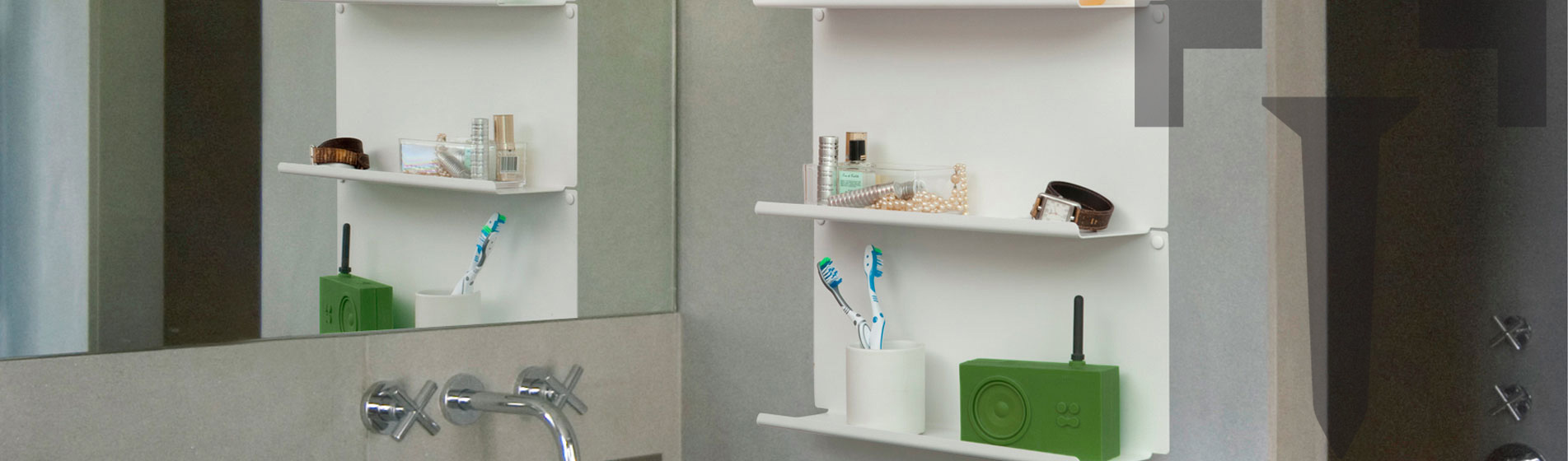mensole per bagno bianche Milano