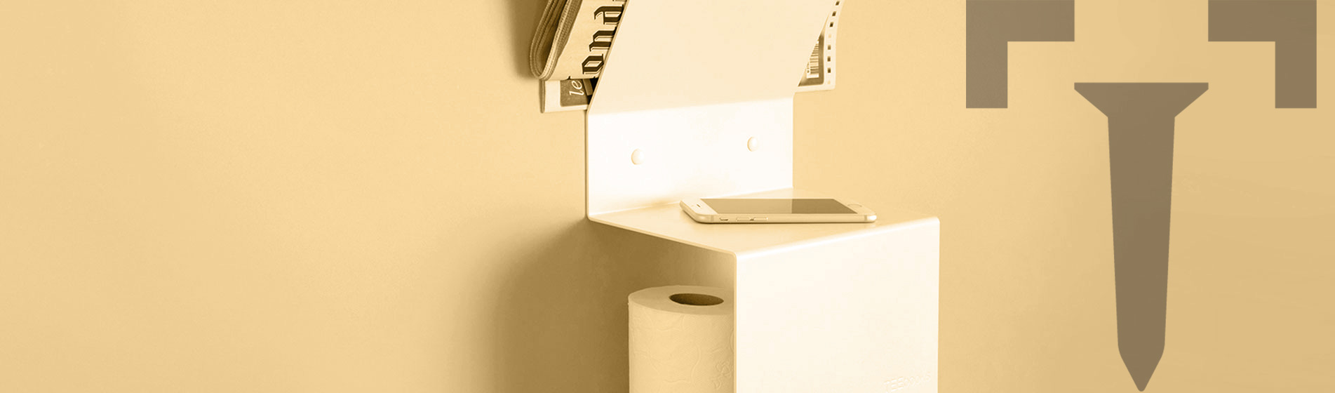 Mensole per bagno in ferro