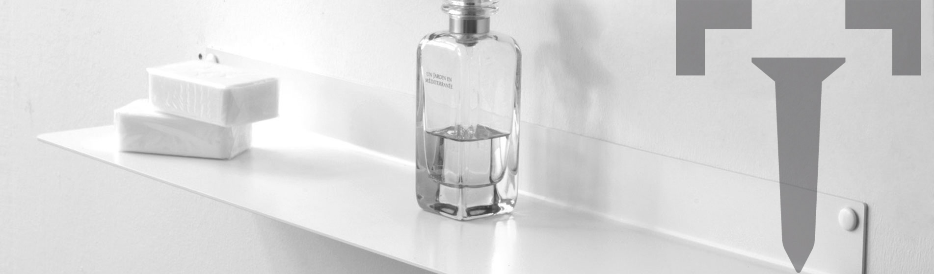 mobili mensole bagno eleganti Milano