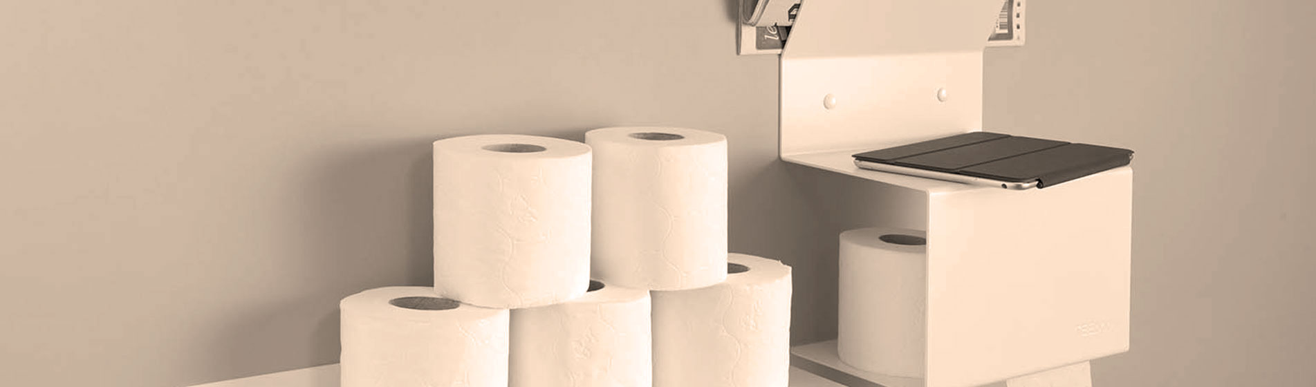 Piccola mensole bagno fissaggio invisibile