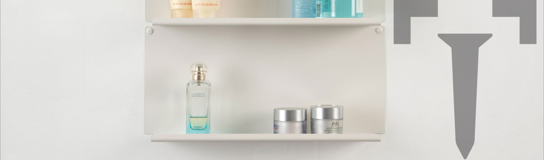 Piccola mensole bagno design