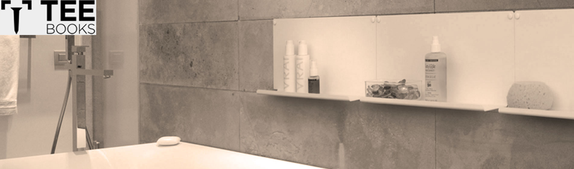 Piccola mensole bagno fissaggio invisibile