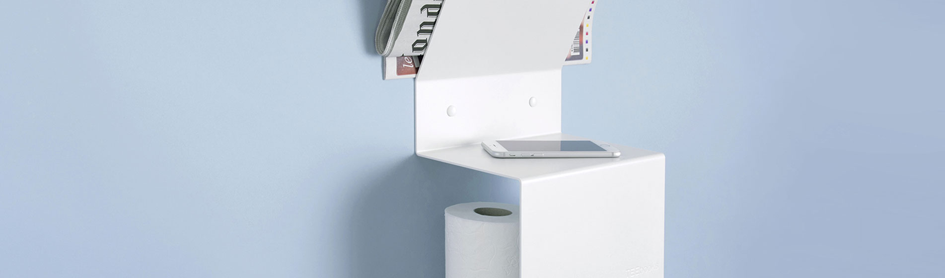 Mobili mensole bagno asimmetriche
