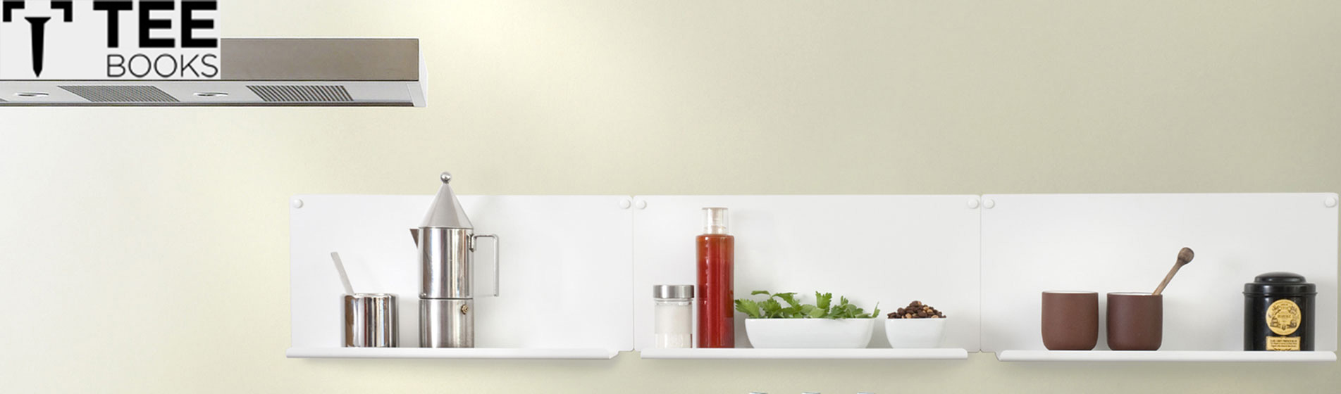 Mensole in cucina rettangolari