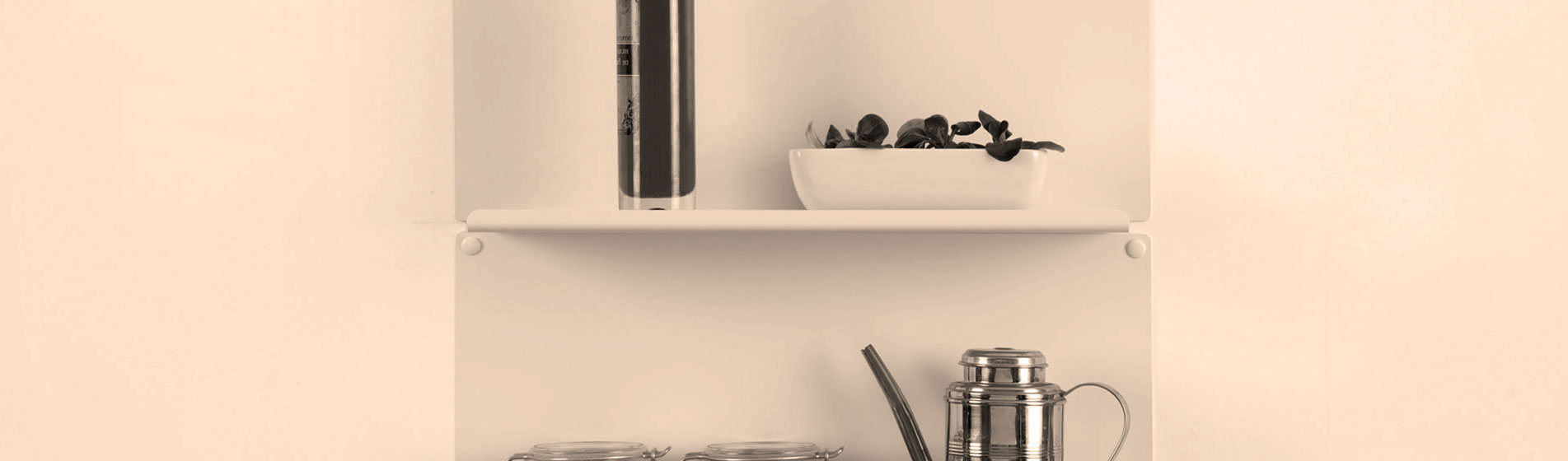 piccola mensole cucina eleganti Milano