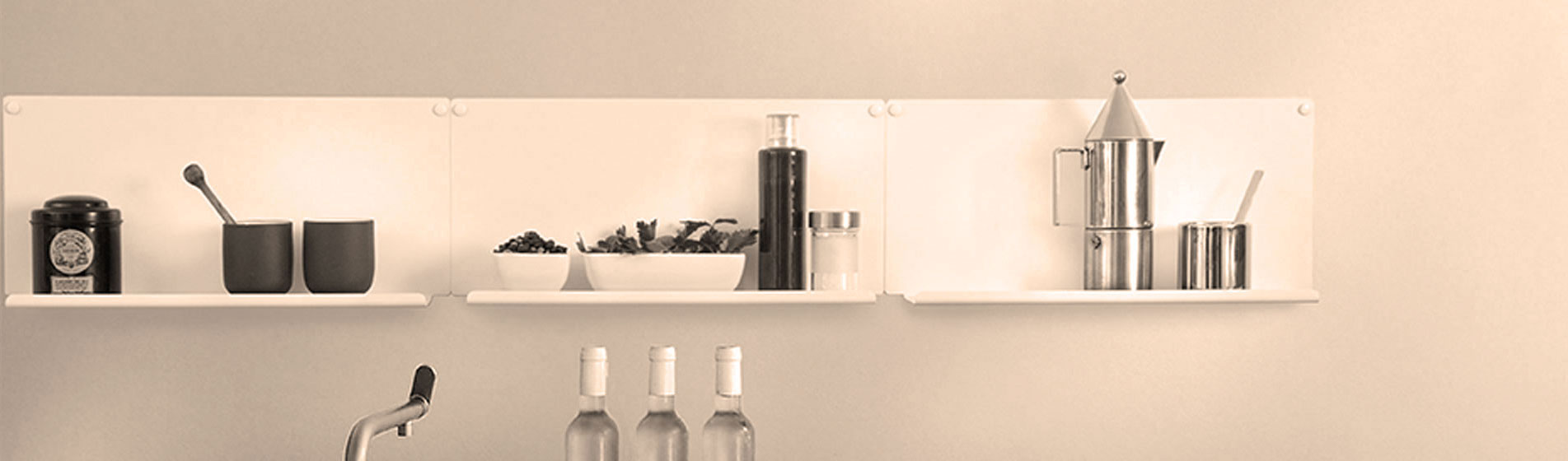 Mobili mensole cucina fissaggio invisibile