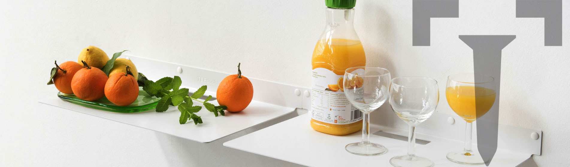 Acquisto mensole cucina per il soggiorno