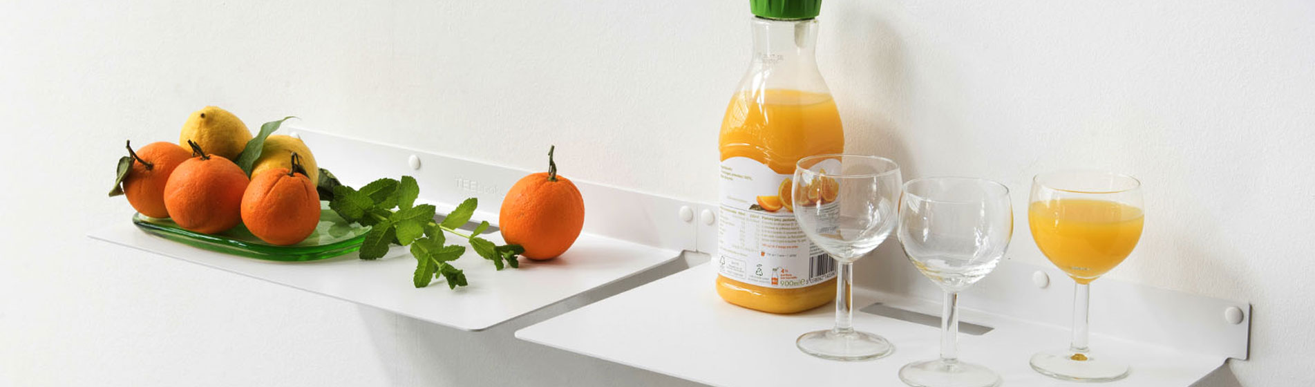 mensole in cucina a parete Milano