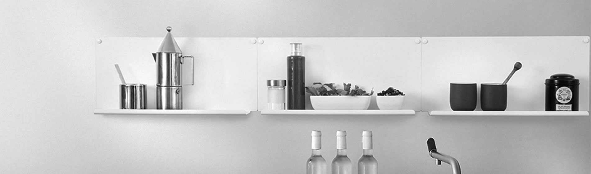 Mensole per cucina invisibili