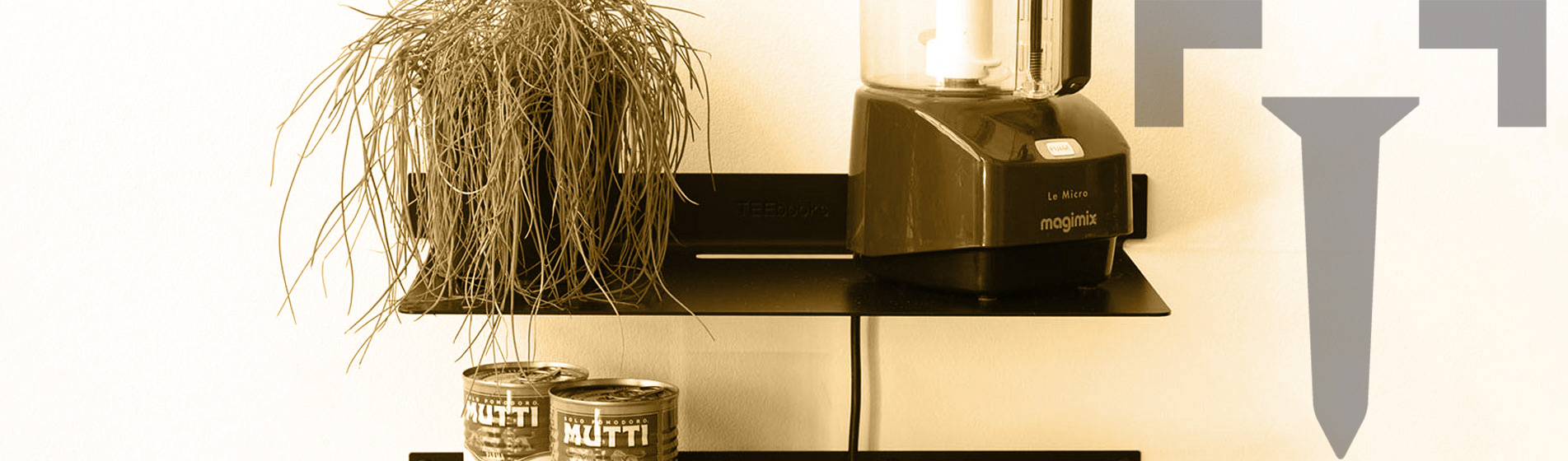 Mobili mensole cucina originali
