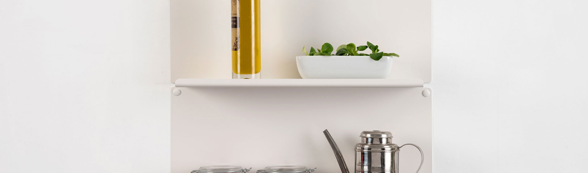 Mobili mensole cucina rettangolari