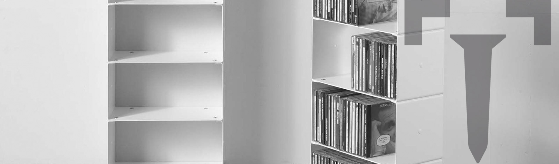 Espositore mensole da parete per il soggiorno