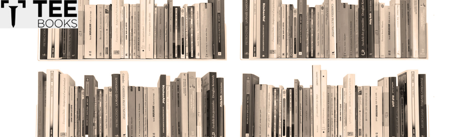 Piccola mensole libreria rettangolari