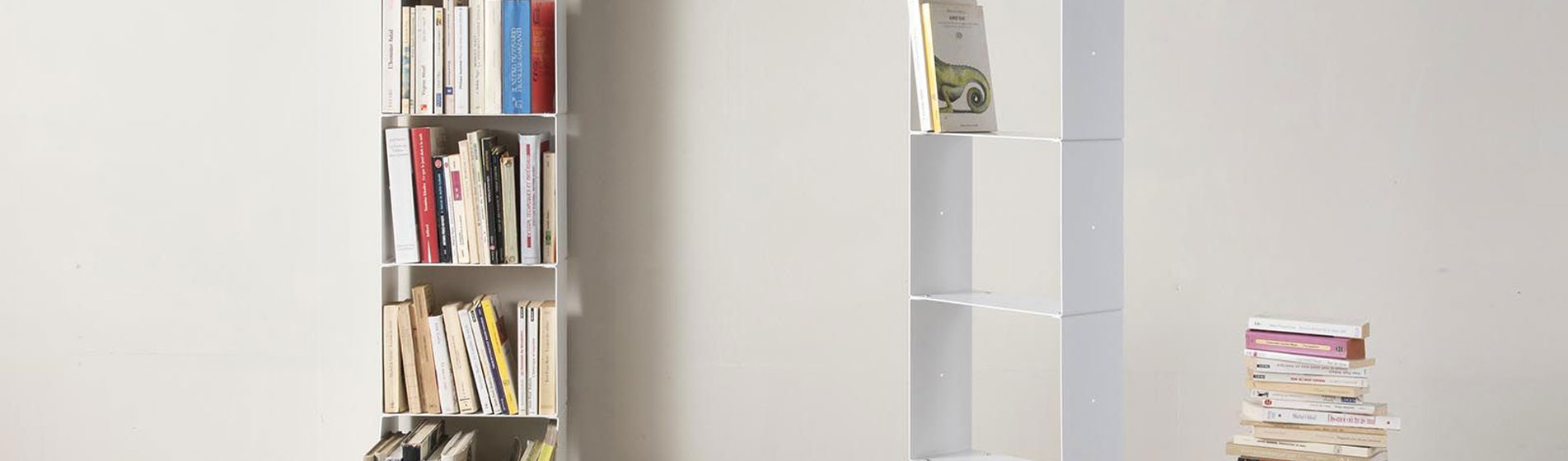 mensole per libri colorate Roma