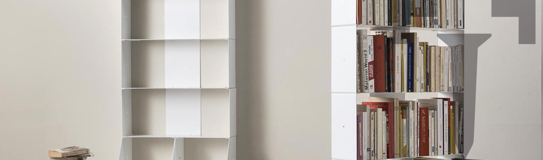 Prezzo mensole libreria bianche