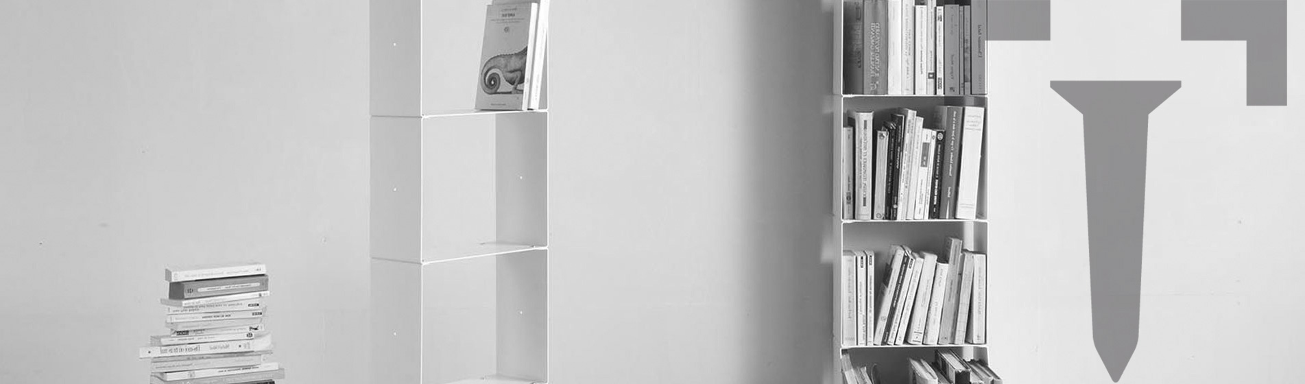 Mobili mensole libreria per il soggiorno