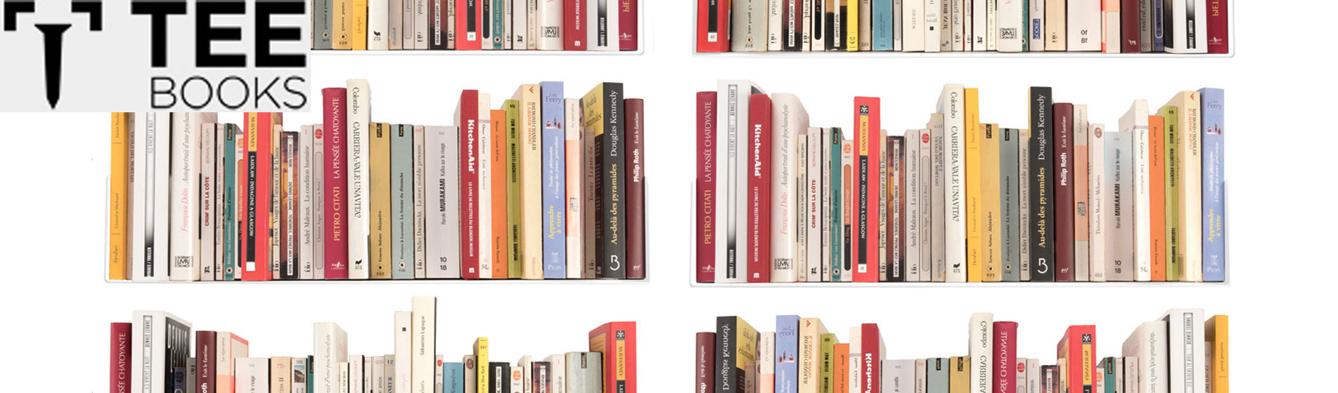 Mensole per libri per la sala da pranzo