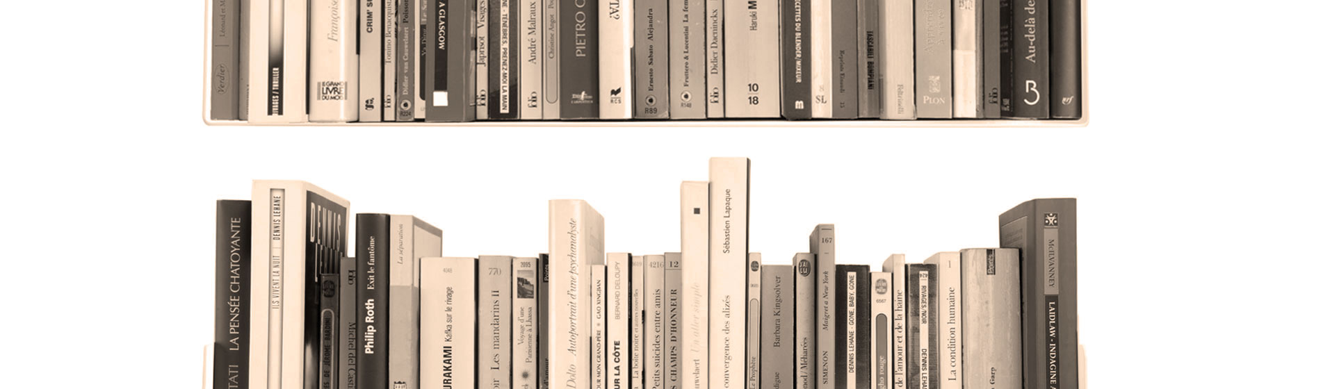 Piccola mensole libreria rettangolari