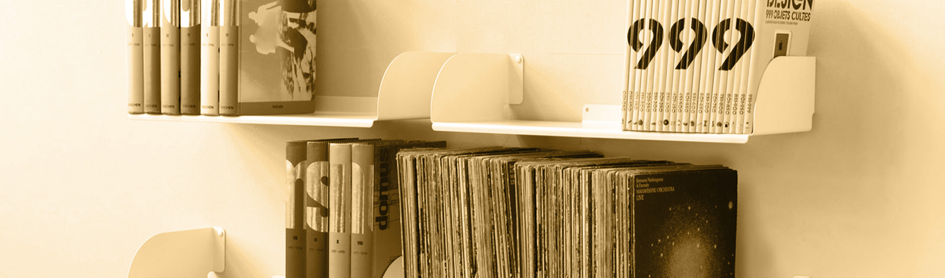 Prezzo mensole libreria asimmetriche