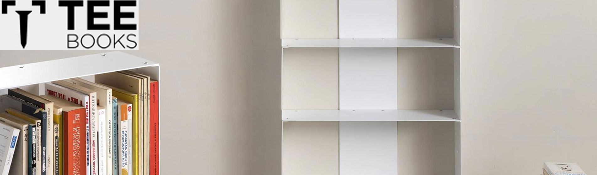 Mobili mensole libreria bianche
