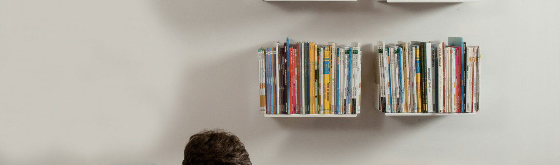 Mensole per libri per la sala da pranzo