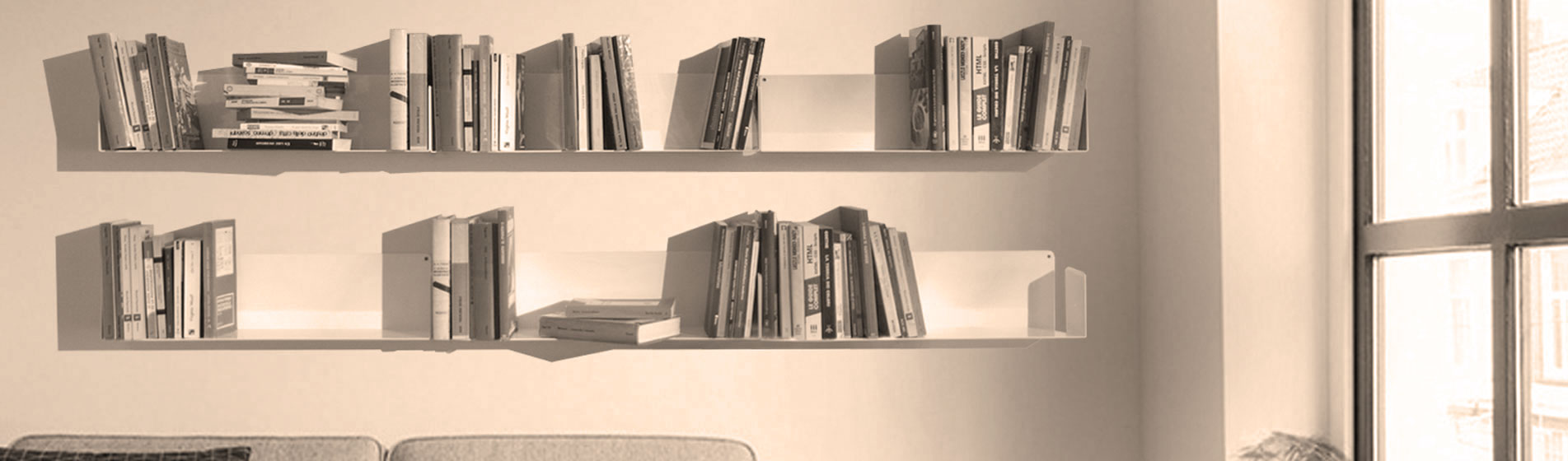 Piccola mensole libreria pesanti