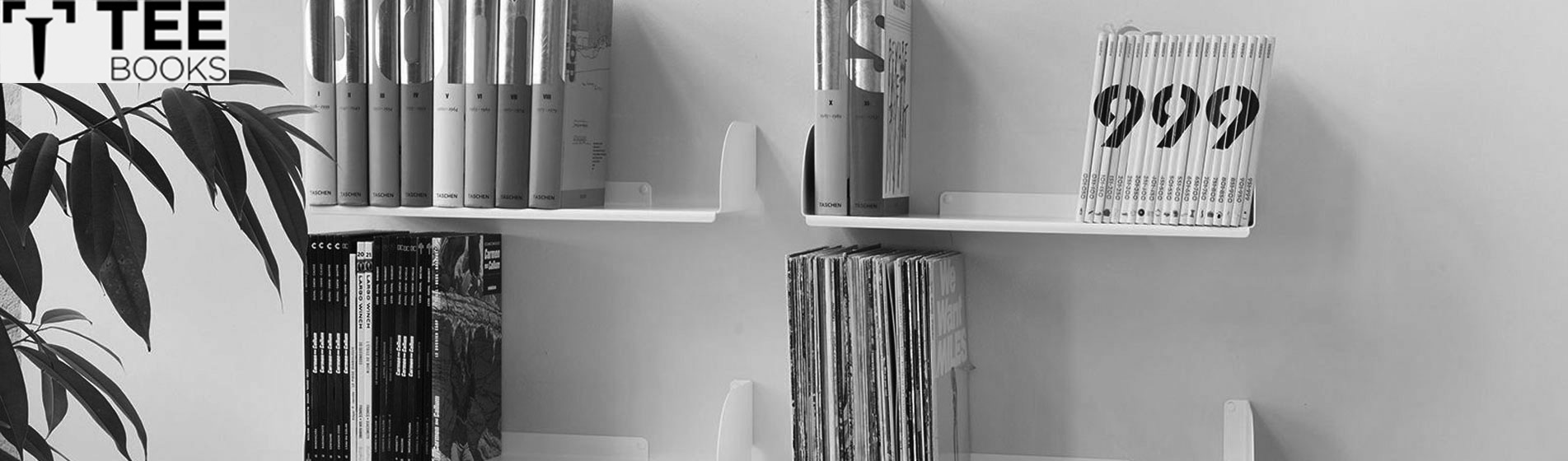 Mensole per libri asimmetriche