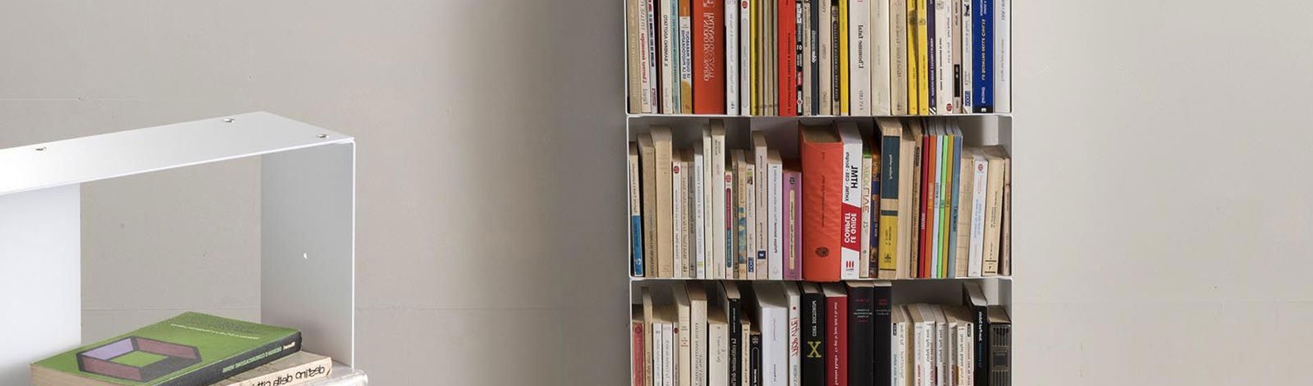 piccola mensole libreria rettangolari Roma