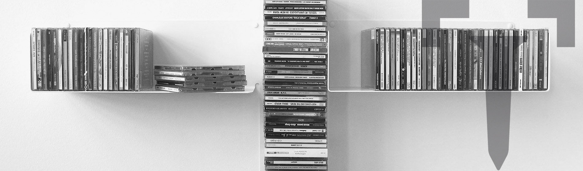 Piccola porta cd rettangolare