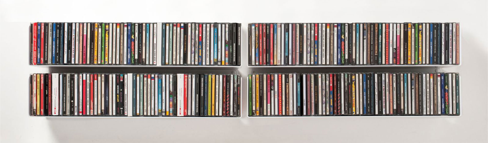 Mobiletto porta cd in metallo