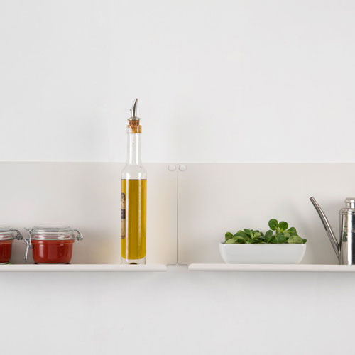 Mensole cucina in acciaio